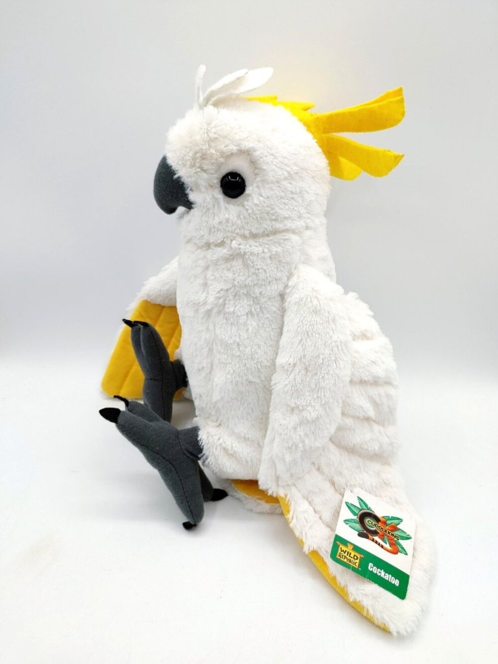 Wild Republic Cuddlekins Cockatoo 10 Inch Plush Figure NEW